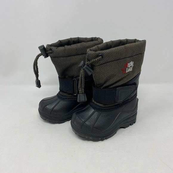 Maple Leaf Kids Snow Boots - Size 5P #7120 Waterproof EUC - Picture 1 of 14